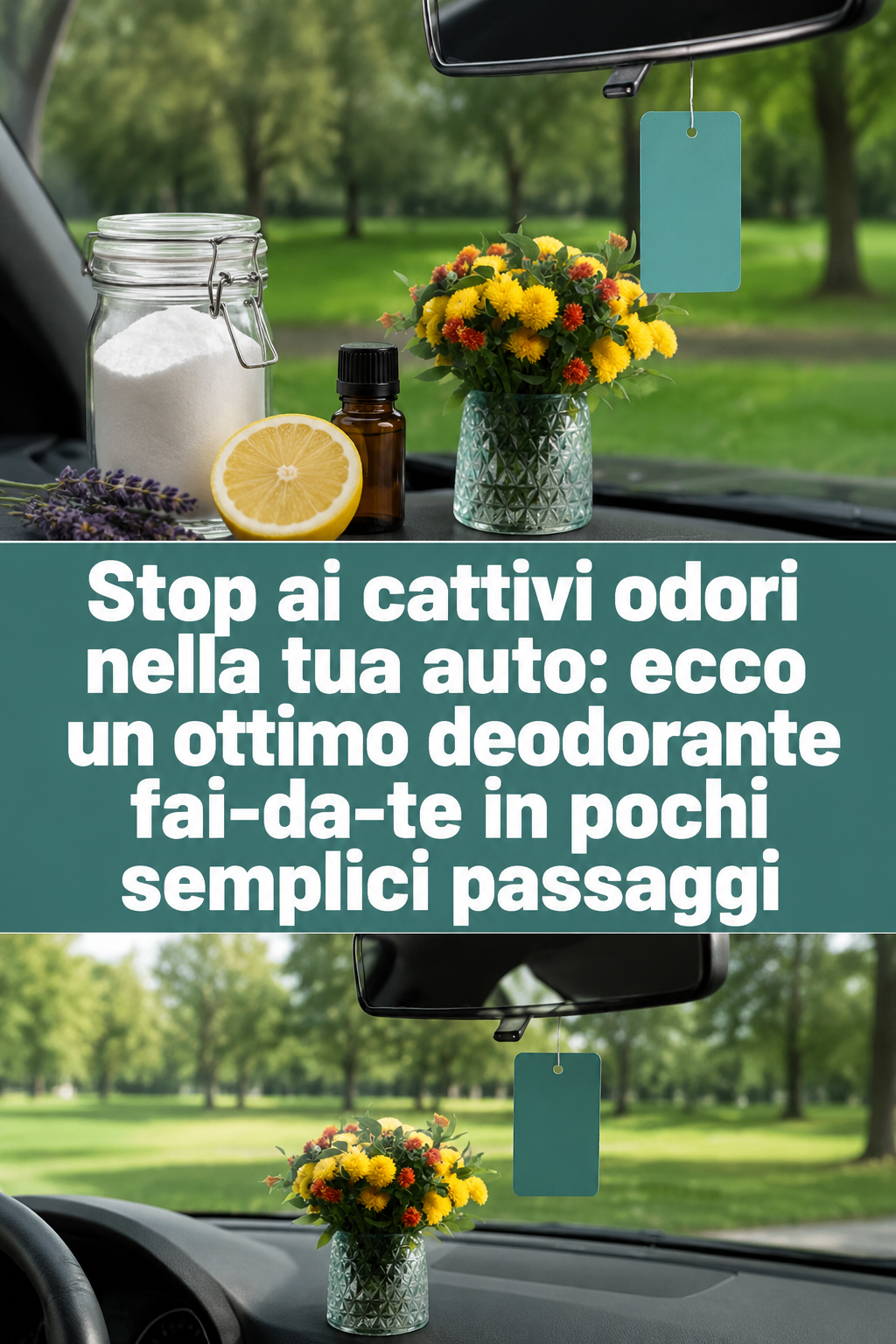Stop ai cattivi odori nella tua auto: ecco un ottimo deodorante fai-da-te in pochi semplici passaggi