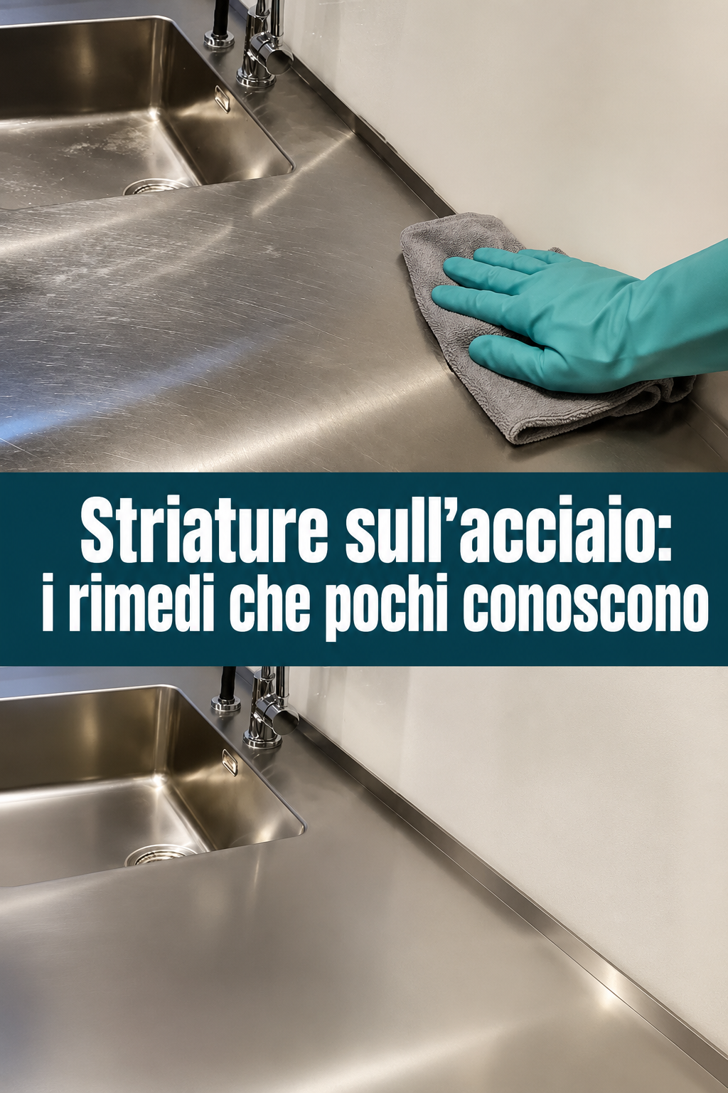 Striature sull’acciaio: i rimedi che pochi conoscono