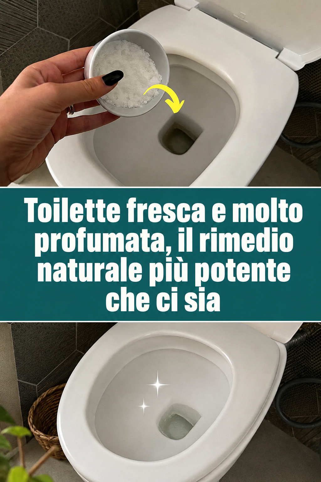 Toilette fresca e molto profumata, il rimedio naturale più potente che ci sia