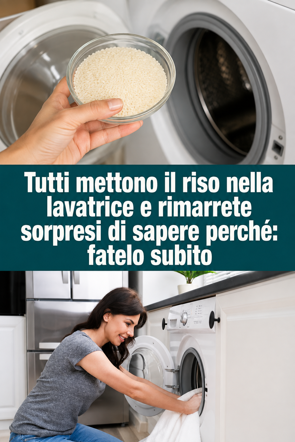 Tutti mettono il riso nella lavatrice e rimarrete sorpresi di sapere perché: fatelo subito