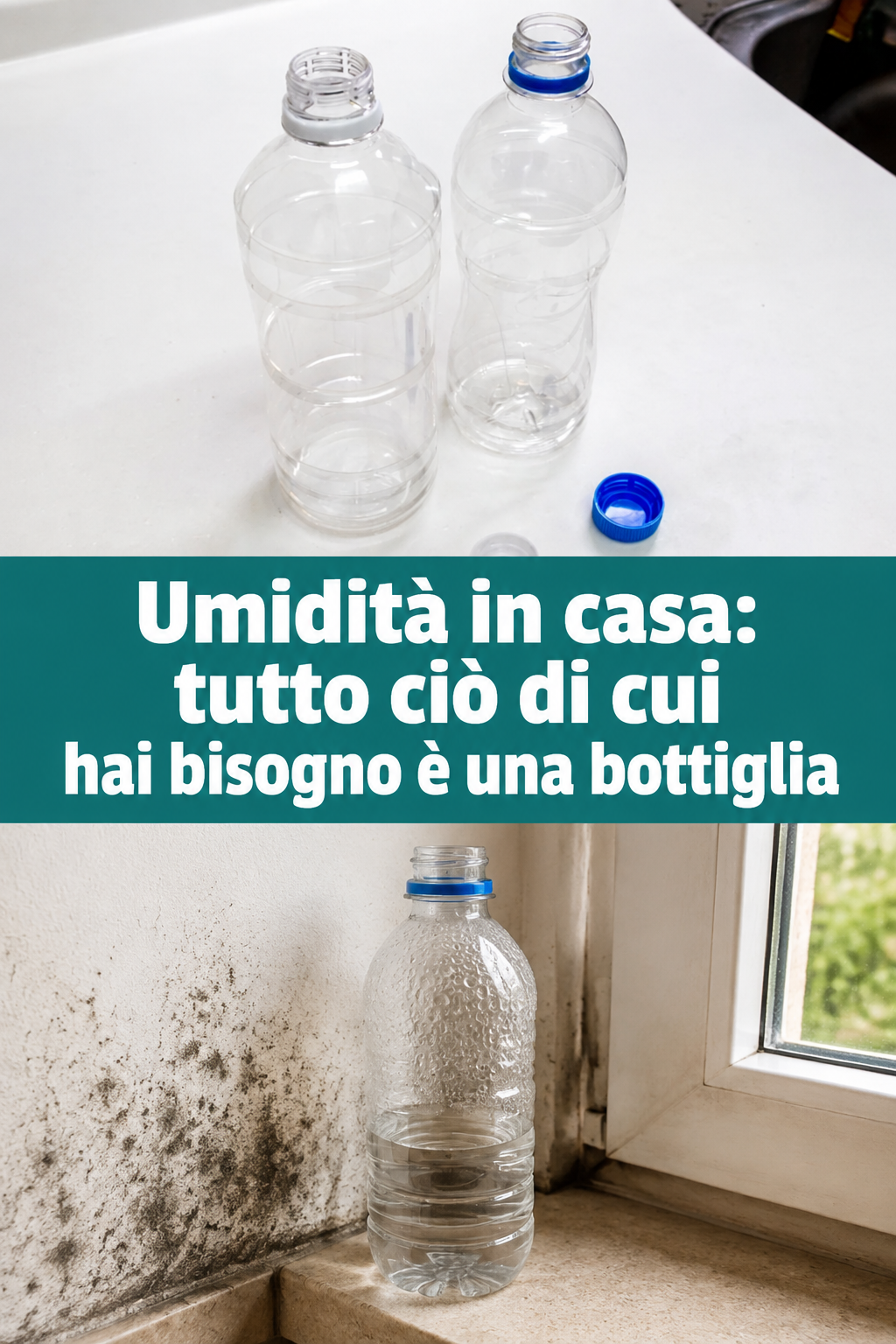 Umidità in casa: tutto ciò di cui hai bisogno è una bottiglia