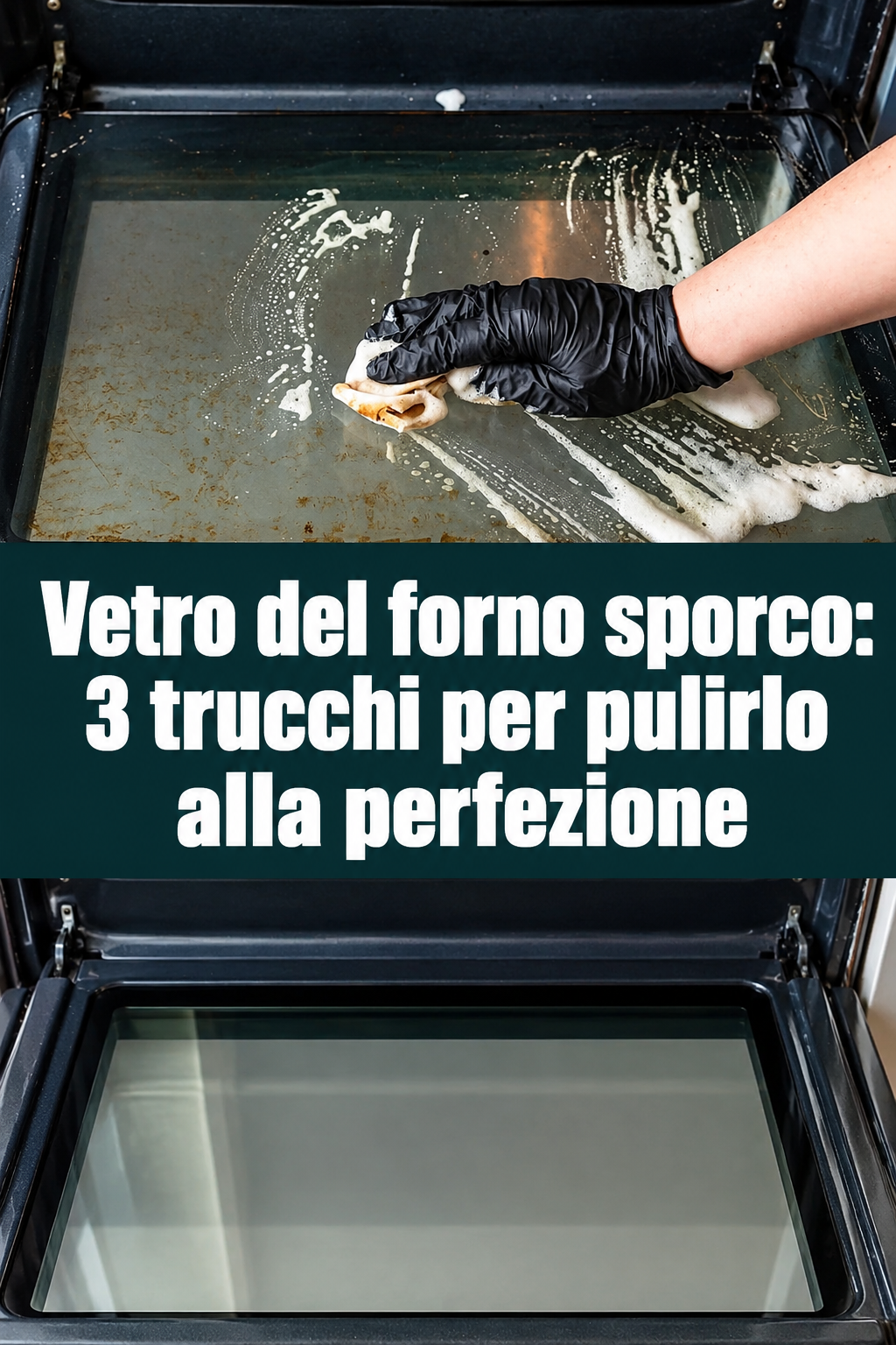 Vetro del forno sporco: 3 trucchi per pulirlo alla perfezione