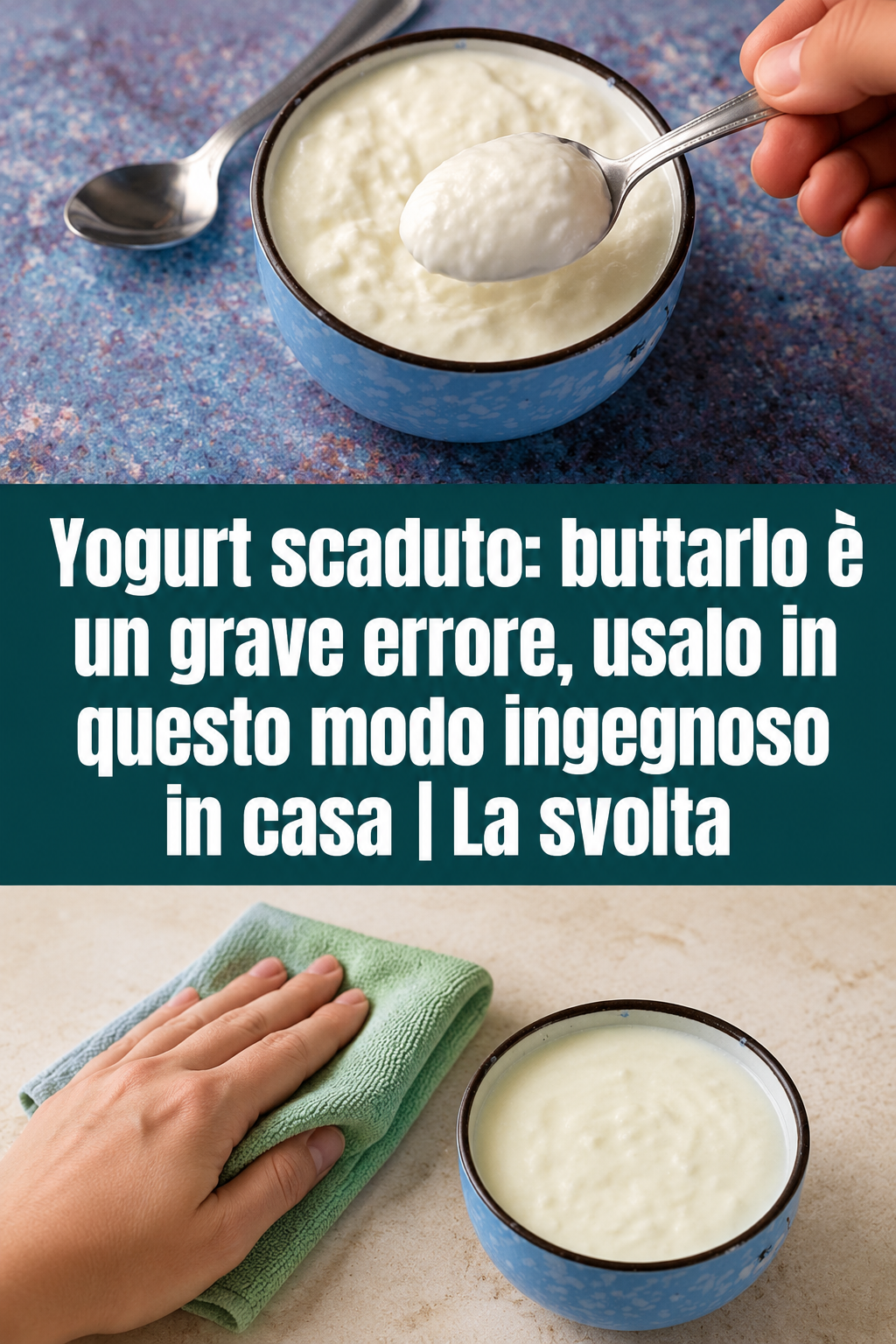 Yogurt scaduto: buttarlo è un grave errore, usalo in questo modo ingegnoso in casa | La svolta
