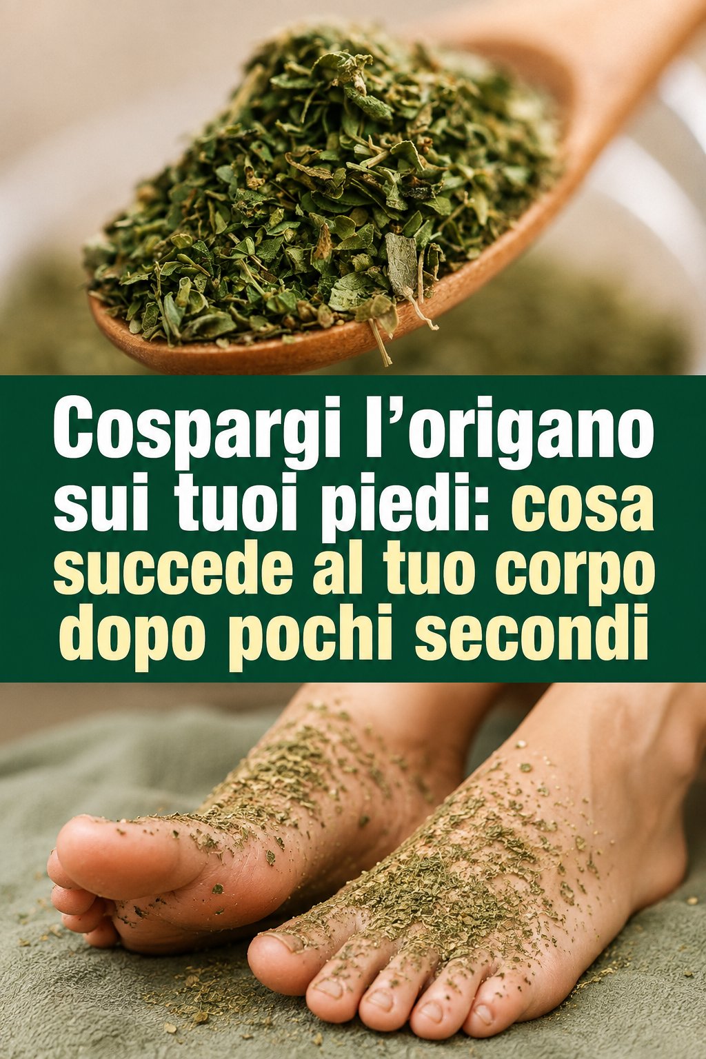 Cospargi l’origano sui tuoi piedi: cosa succede al tuo corpo dopo pochi secondi
