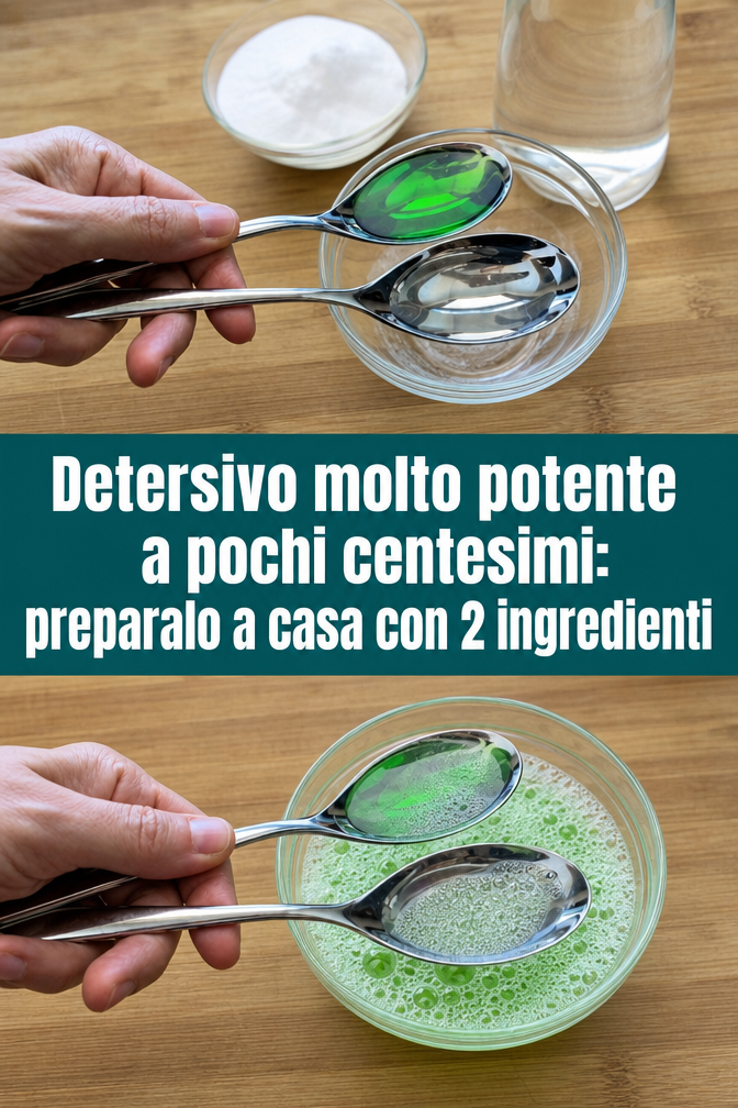 Detersivo molto potente a pochi centesimi: preparalo a casa con 2 ingredienti