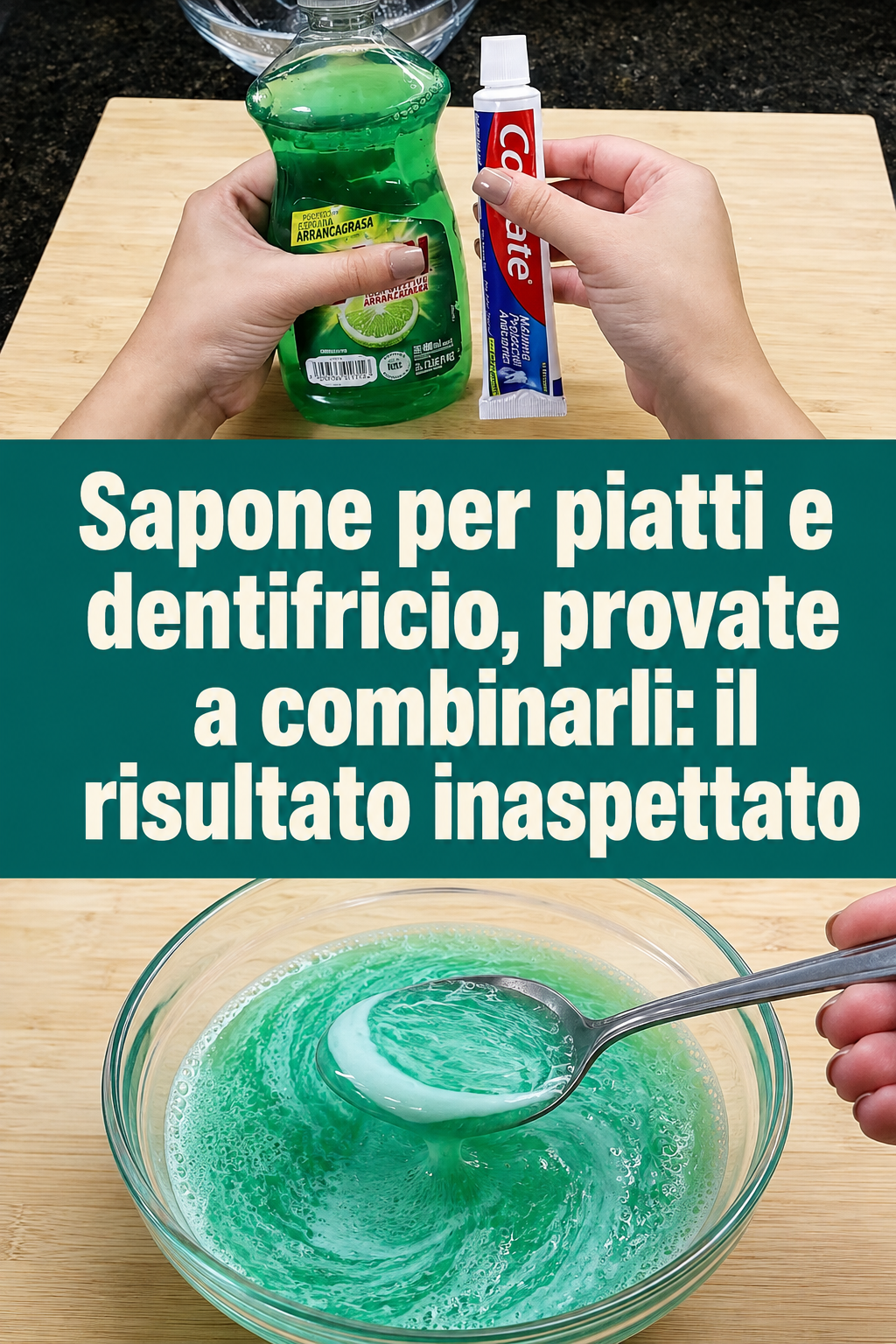 Sapone per piatti e dentifricio, provate a combinarli: il risultato inaspettato